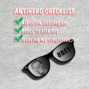 Anti-hero Checklist T-Shirt